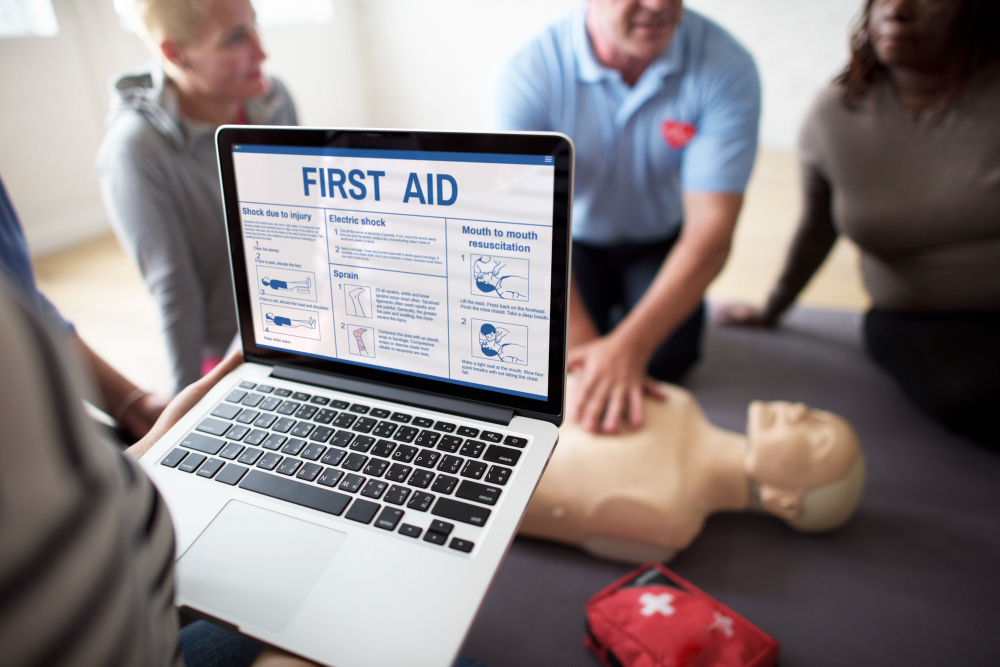 First aid training